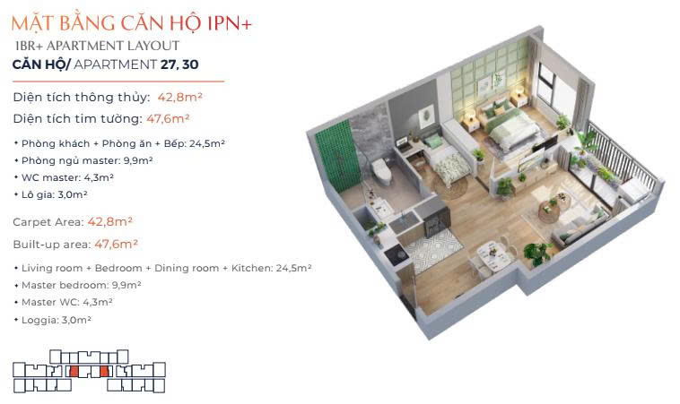 thiet-ke-3d-can-ho-1pn-43m-the-sola-park
