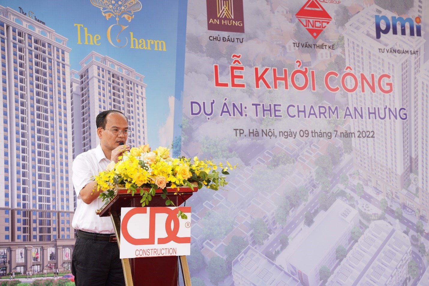 TIẾN ĐỘ DỰ ÁN CHUNG CƯ THE CHARM AN HƯNG